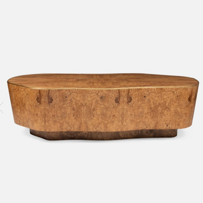 Abstract Wood Coffee Table-Multiple sizes
