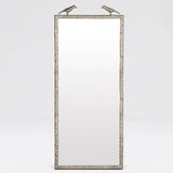 Joelle Mirror Satin Silver Finish - 4 Sizes - Wall D’©cor - Global Home