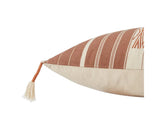 Nagaland Orange Tribal Pillow