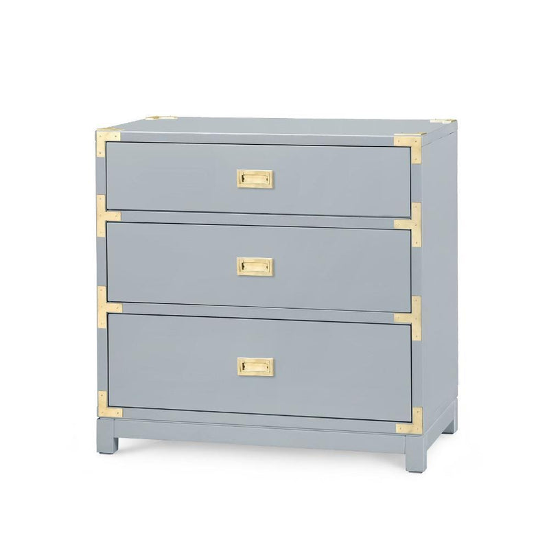 Victoria 3 Drawer Side Table - Storage - Global Home