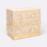 Crystal Stone and Brass Accent Nightstands - Side Table - Global Home