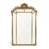 Oversized Ornate and Gilded Antiqued Mirror - Mirrors - Global Home