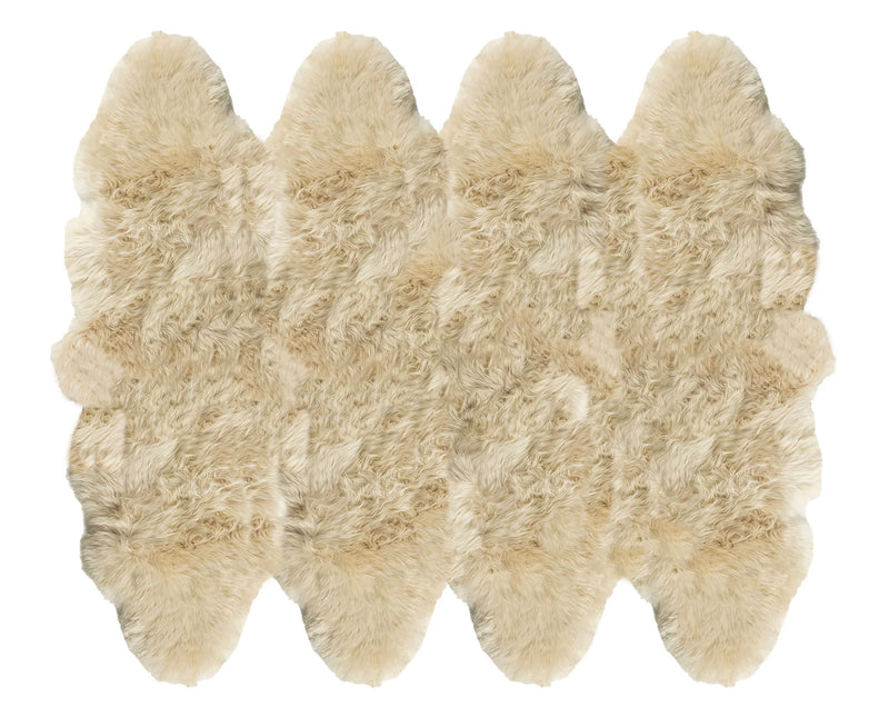 Sheepskin Eight Pelt Rugs
