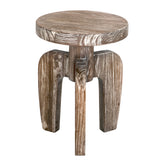 Shizue Distressed Mindi Side Table