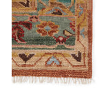 Jinsen Wool Rug-Teal