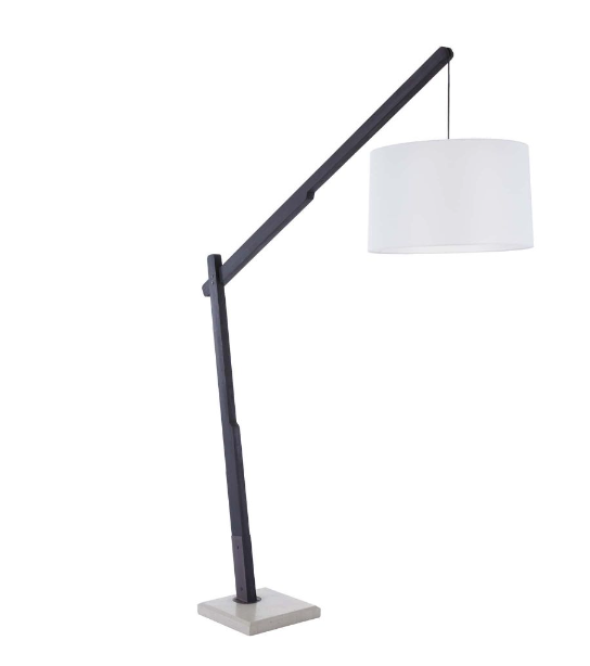 Sarsa Floor Lamp- Ebony Black