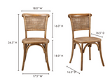 Churchill Solid Wood Dining Chair-Set of 2