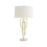 Jacqueline Gold Leaf Lamp