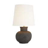Troy Charcoal Terracotta Lamp