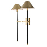Double Brass Sconce - Lighting - Global Home