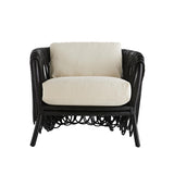 Forum Muslin Black Lounge Chair