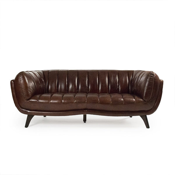 Bryce Leather Sofa - Sofa - Global Home