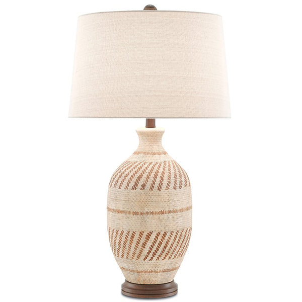 Basket Weave Table Lamp - Lighting - Global Home