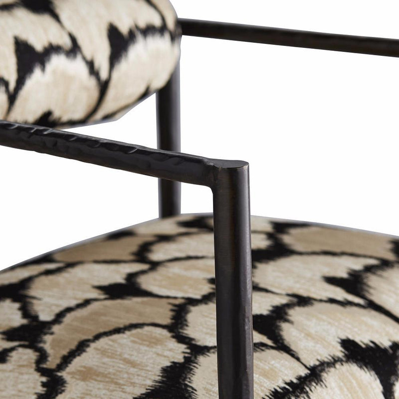Hand-Forged Graphic Dining Chair - Dining Chair - Global Home