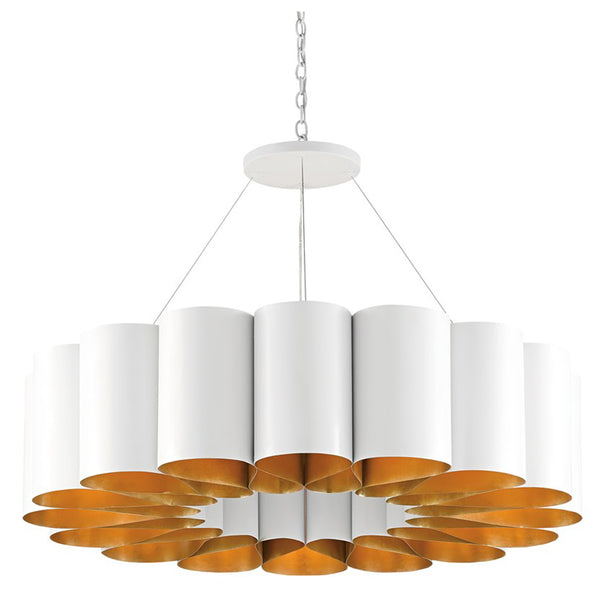 Iron Ribbon Chandelier - Lighting - Global Home