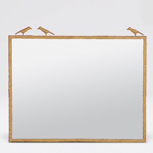Joelle Mirror-Polished Brass Finish - 4 Sizes - Wall D’©cor - Global Home