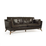 Justin Leather Sofa - Sofa - Global Home