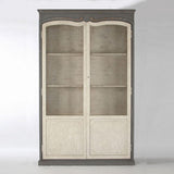 Large Vintage Look Cabinet with Wire Mesh - Storage - Global Home