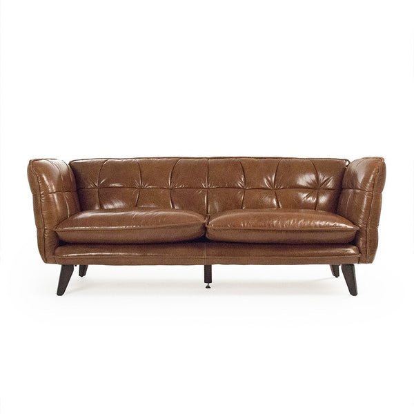 Lilet Leather Sofa - Sofa - Global Home