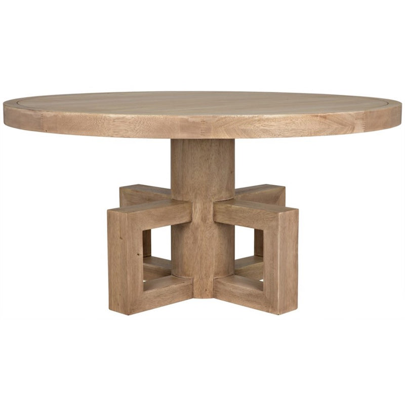Washed Walnut Dining Table - Dining Table - Global Home