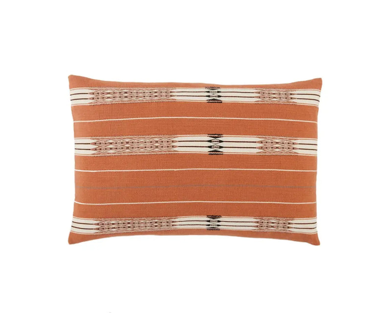 Nagaland Orange Lumbar Pillow