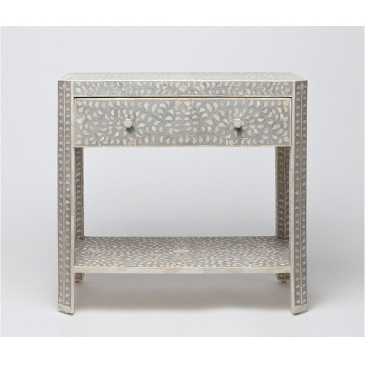 Luxor Nightstand-Grey - Tables - Global Home