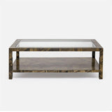 Uptown Parquet Two-Tiered Coffee Table - 2 Colors - Coffee Table - Global Home