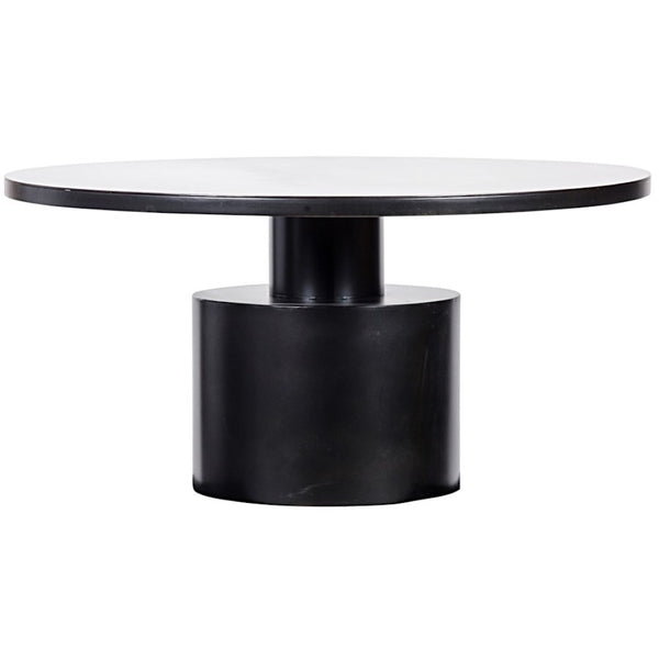 Black Metal Dining Table - Dining Table - Global Home